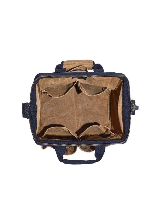 Readywares Tool Bag, Heavy Duty Waxed Canvas Bag for Gear, Tools, Supplies and Equipment (12", Tan) - Image 3